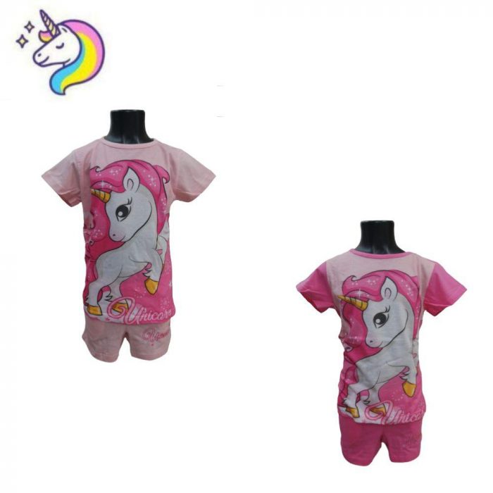 COMPLETO UNICORNO 100 COTONE