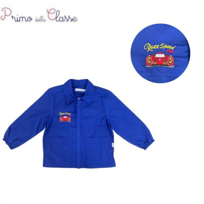 CASACCA BIMBO SCUOLA RICAMATO CON ZIP