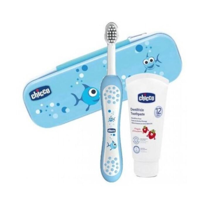 SET PRIMI DENTINI AZZURRO C/FLUORO