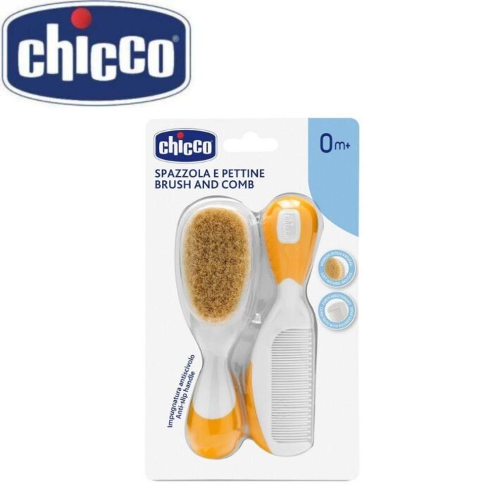 SPAZZOLA E PETTINE ARANCIO
