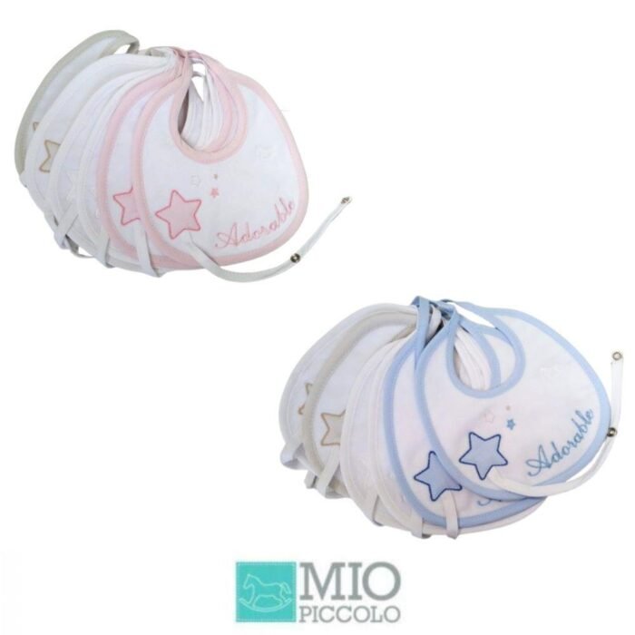 CONFEZIONE BAVETTE 6PZ CINIGLIA