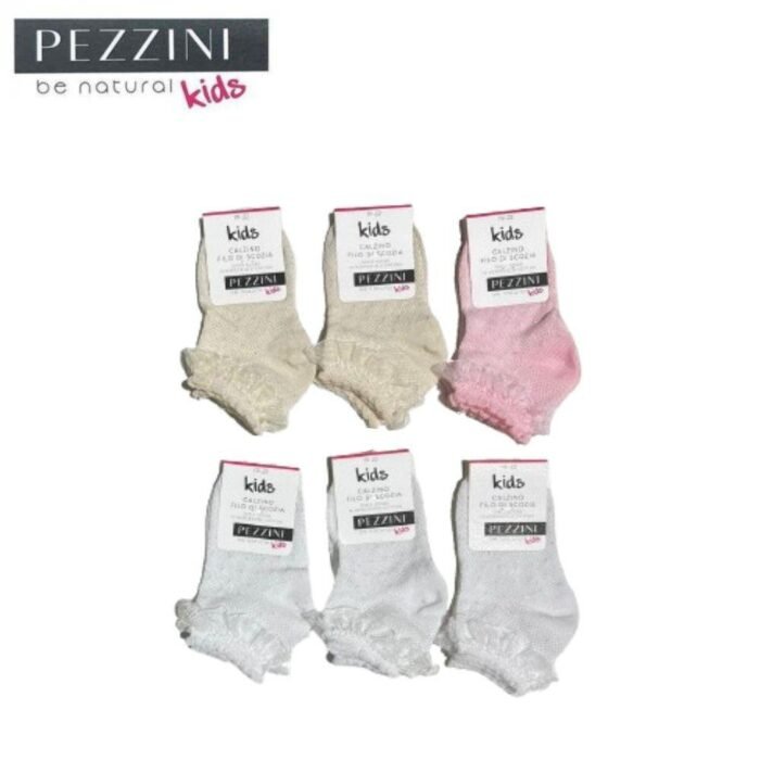 CALZINO CON TULLE FILO SCOZIA