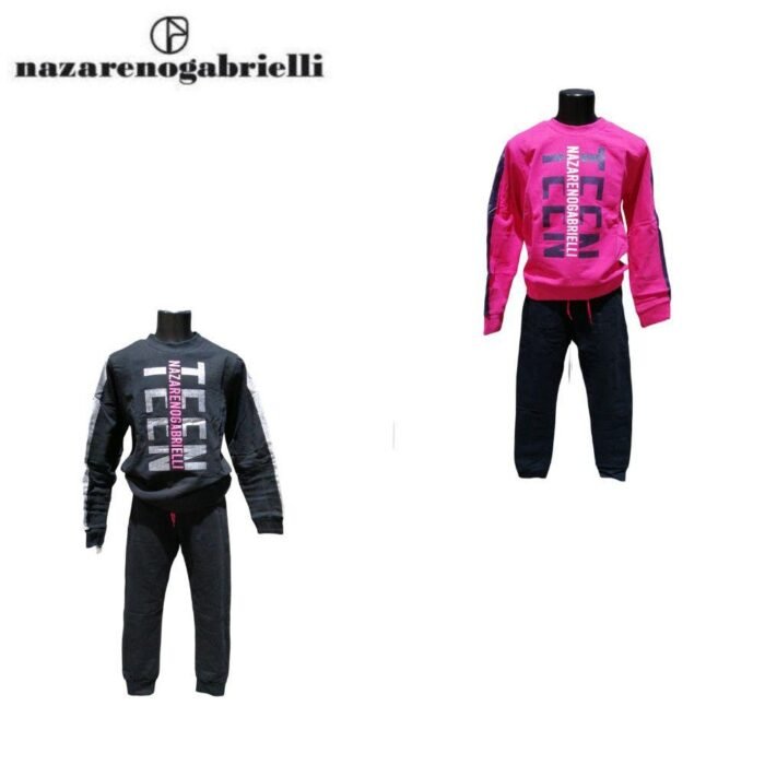 TUTA FELPATA RAGAZZA 80 CO 20 PL