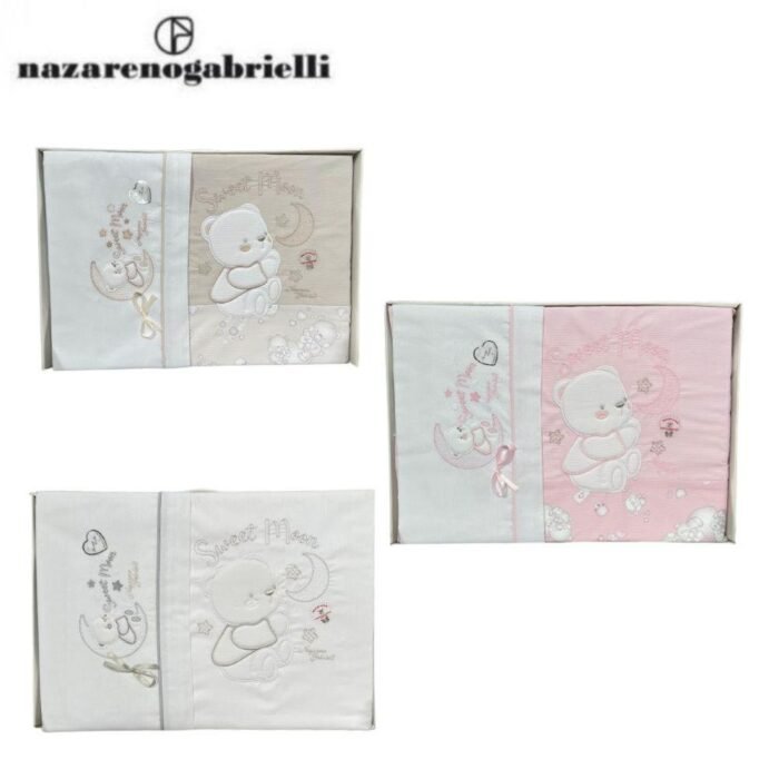 COORDINATO MAXI 4PZ RICAMATO