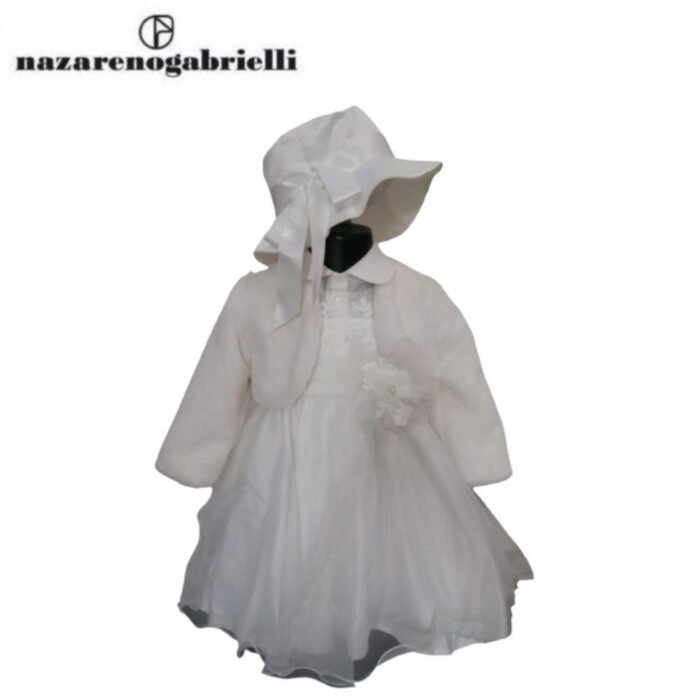 VESTINA BATTESIMALE ML CON PELLICCIA