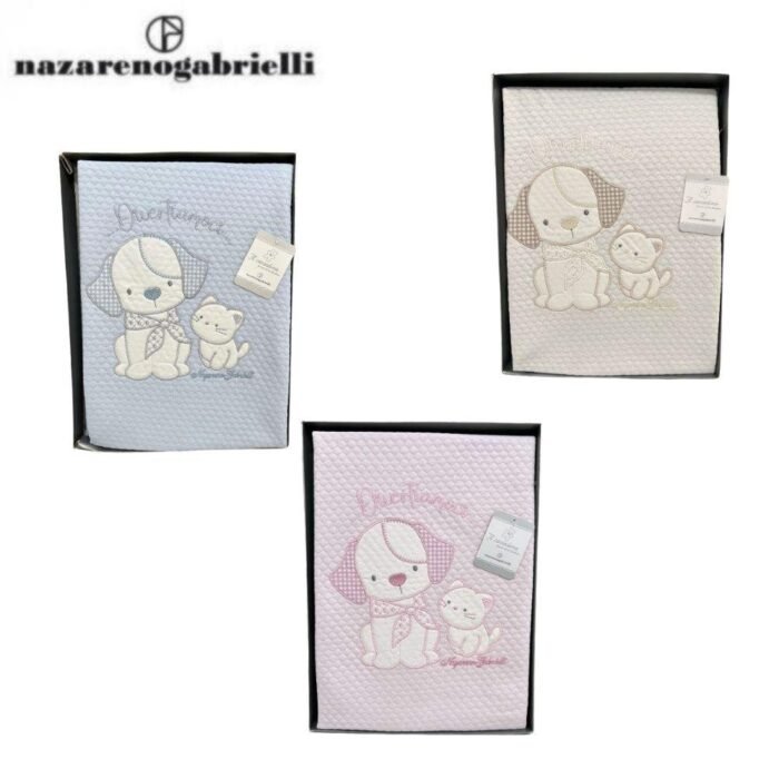 COPERTINA LETTINO RICAMATA