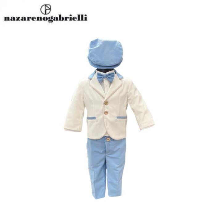 COMPLETO BATTESIMALE 5PZ CON GIACCA