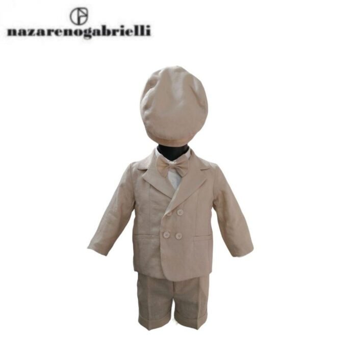 COMPLETO BATTESIMALE 5 PZ CON GIACCA