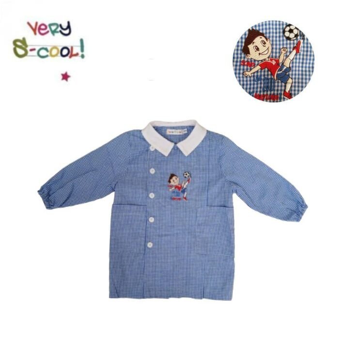 GREMBIULE ASILO RICAMATO AP.LATERALE