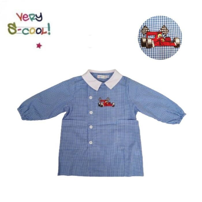 GREMBIULE ASILO RICAMATO AP.LATERALE