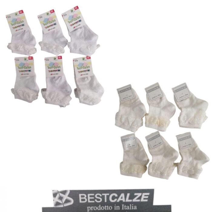 CALZINO CORTO PIZZO 100 COTONE