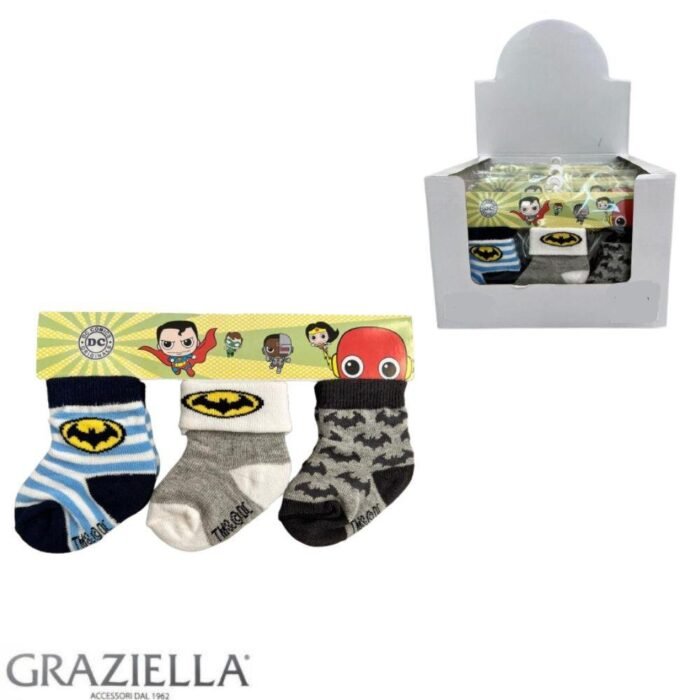 TRIS CALZINI BATMAN