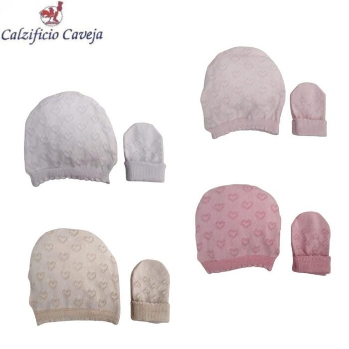 SET CAPPELLINO+GUANTINO COTONE