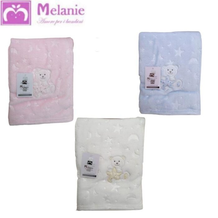 COPERTINA CORAL LETTINO 100X130 ORSO