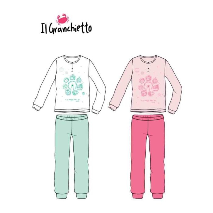 PIGIAMA LUNGO COTONE