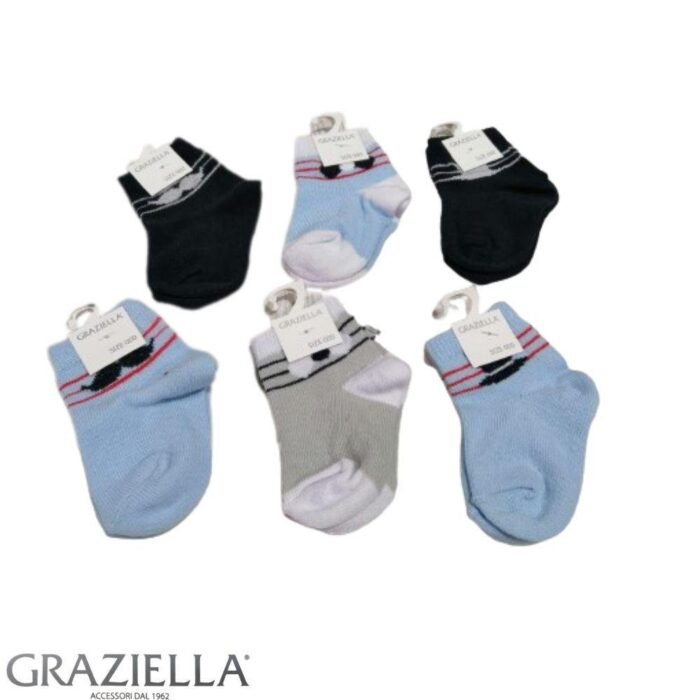 CALZINO CORTO BOX 6 PZ