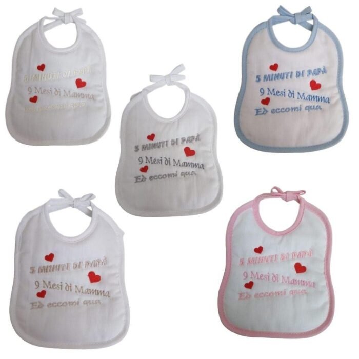 BAVETTA 5 MINUTI DI PAPA' 9 MESI MAMMA ED ........