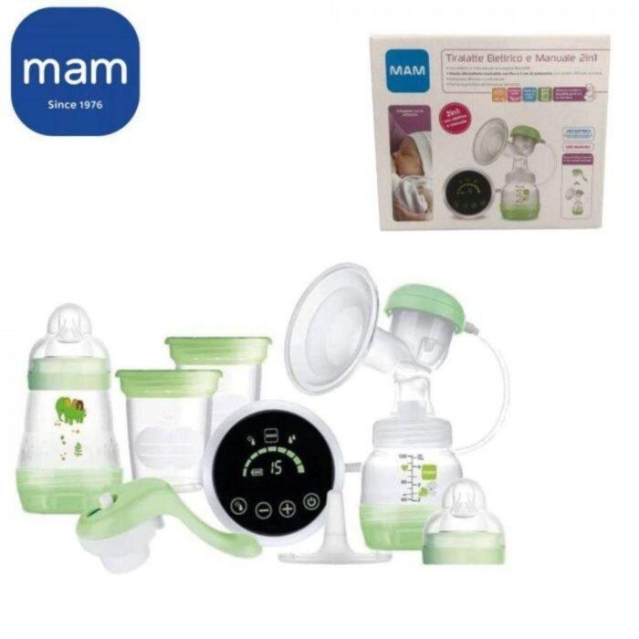 TIRALATTE ELETTRICO E MANUALE 2IN1