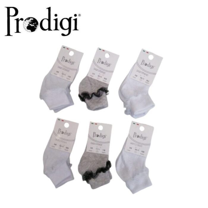 CALZINO  RISVOLTO PIZZO GLITTER