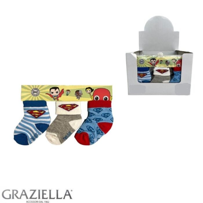TRIS CALZINI SUPERMAN