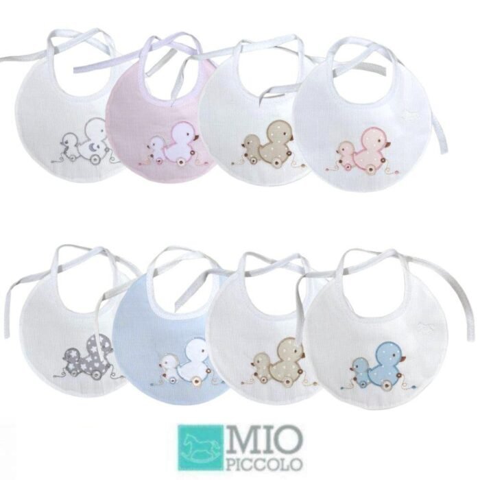 6 BAVETTE PIQUET RICAMATE