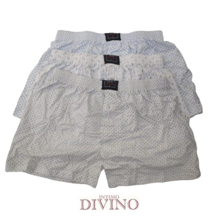 TRIS BOXER UOMO COTONE