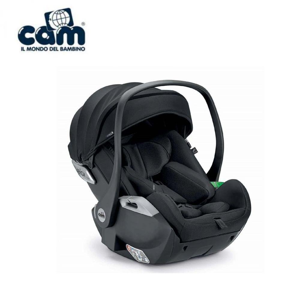 SEGGIOLINO AUTO RELAX I-SIZE NERO FLUIDO-DINAMICO