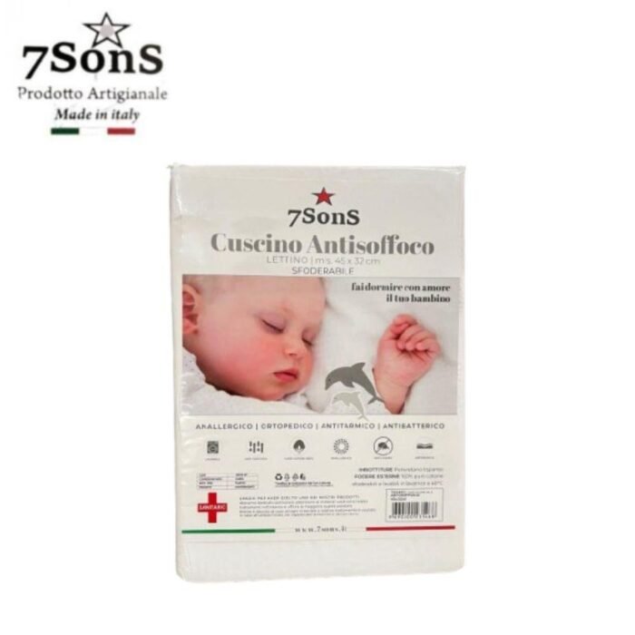 CUSCINO ANTISOFFOCO LETTINO MIS.45X32