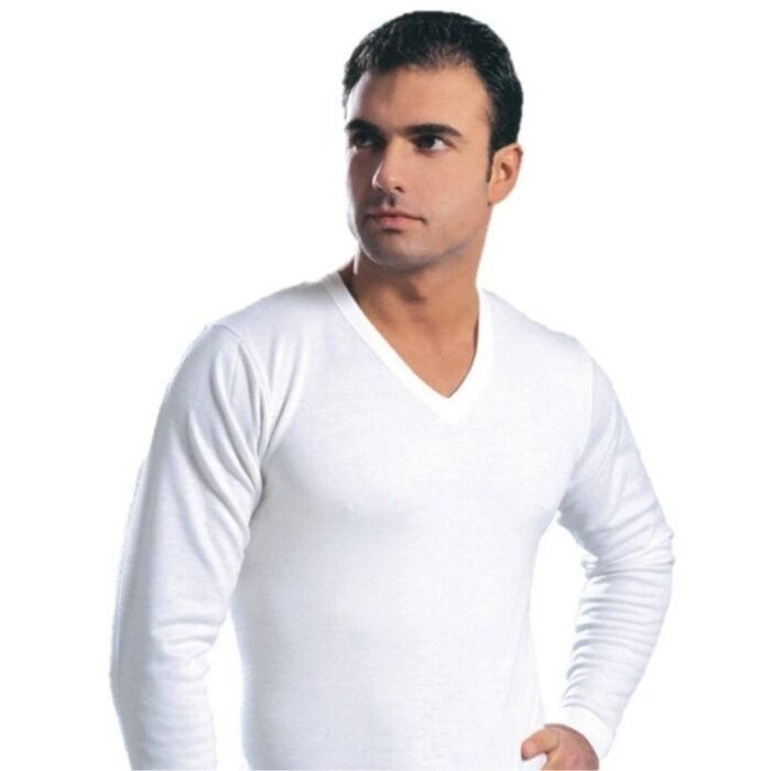 MAGLIA UOMO ML SC V C/COTONE