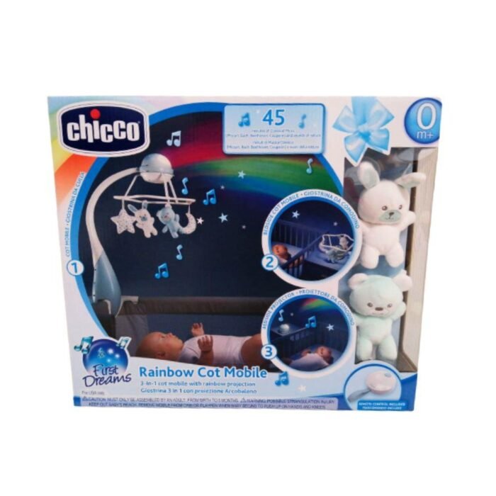 GIOCO RAINBOW COT MOBILE BLUE