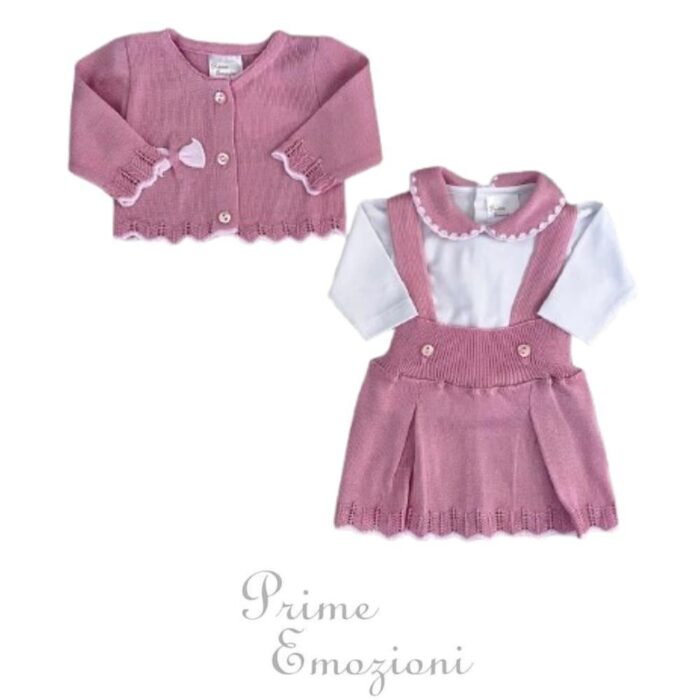 COMPLETO 3PZ SALOPETTE+GONNA+GIACCHINO