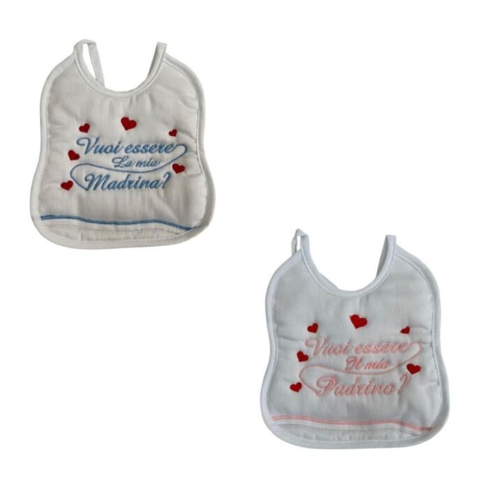 BAVETTA RICAMO VUOI ESSERE IL MIO........