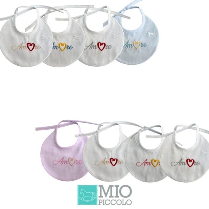 BAVETTE PIQUET RICAMATE