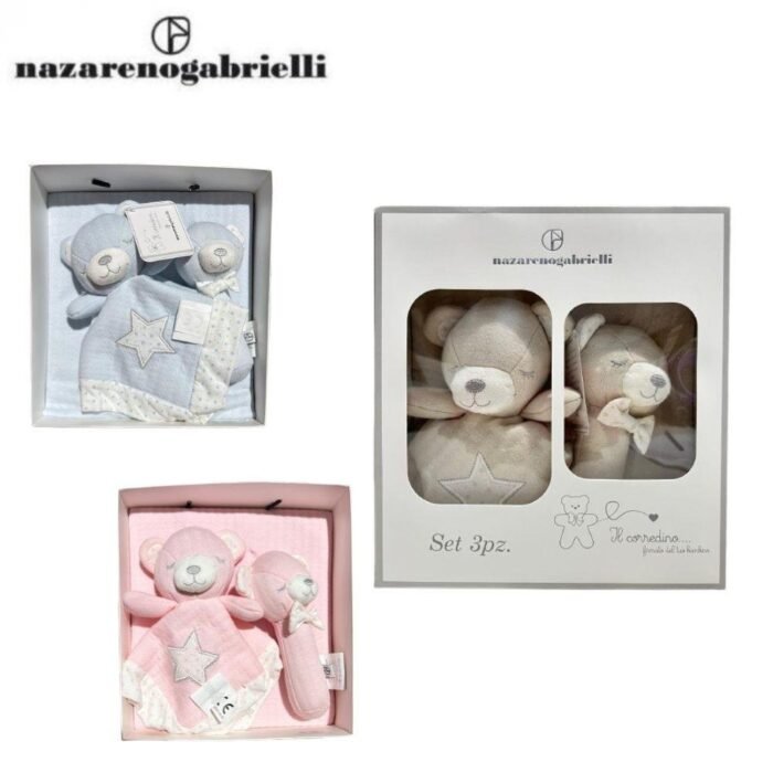 CONF. REGALO 3PZ COPERTINA+SONAGLINO+DOU DOU