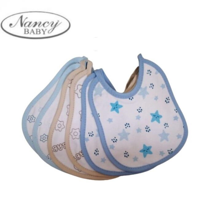 BAVETTA IN JERSEY COTONE STAMPATA