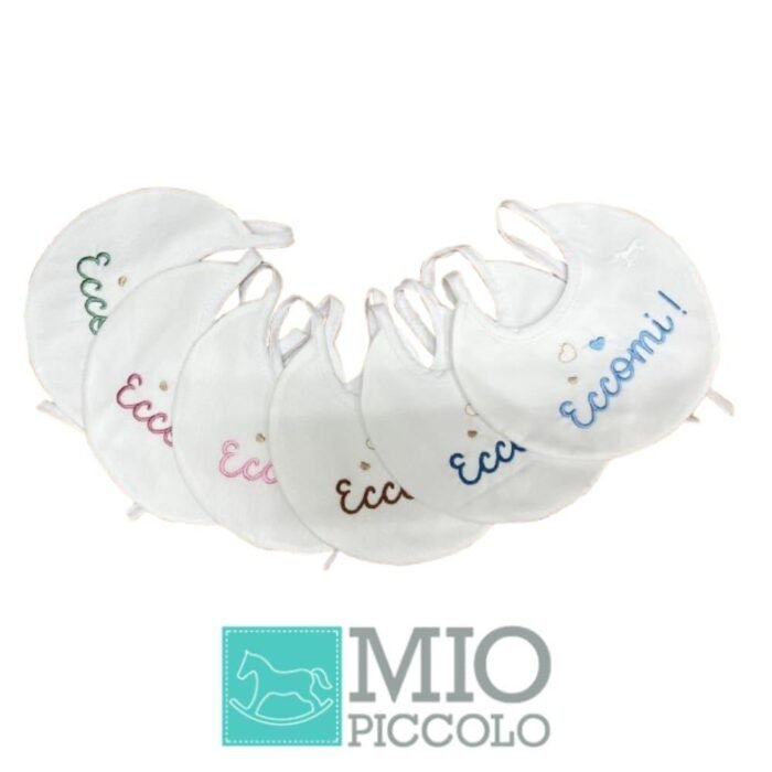 BAVETTE PIQUET RICAMATE