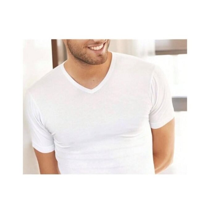 SCOLLO A V UOMO COTONE