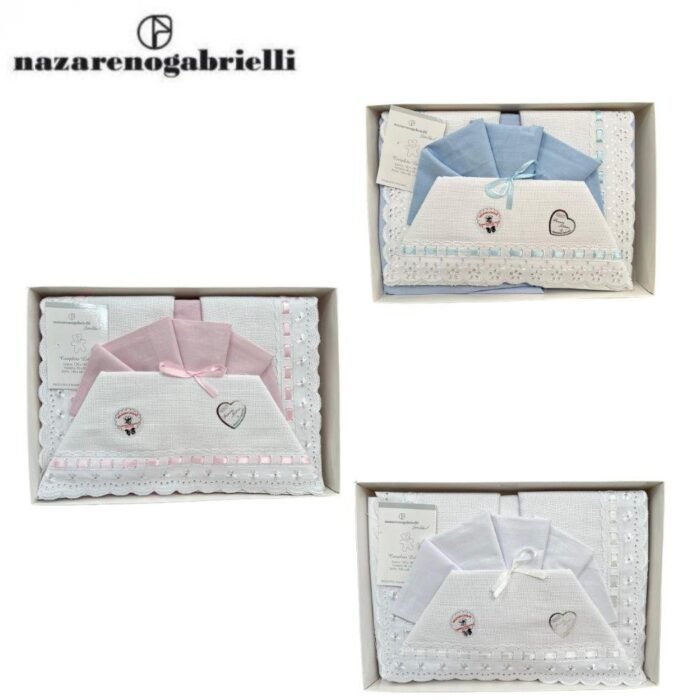 COPPIA LETTINO TELA AIDA