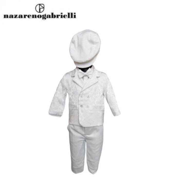 COMPLETO BATTESIMALE 5PZ CON GIACCA