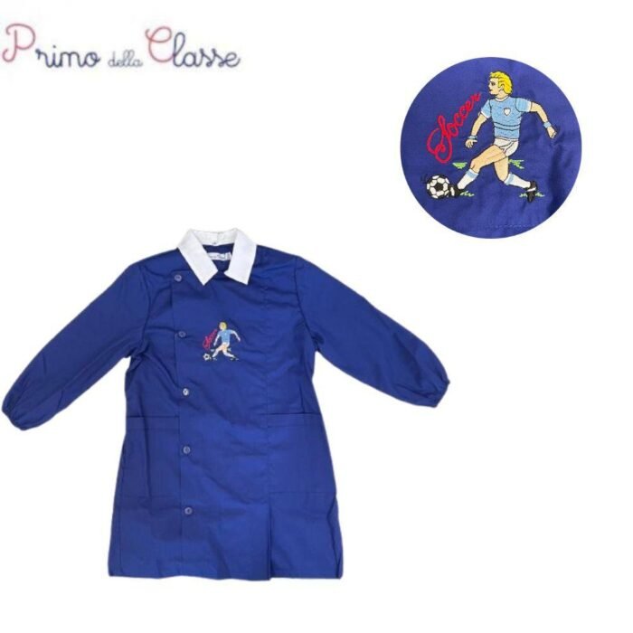 GREMBIULE SCUOLA RICAMATO