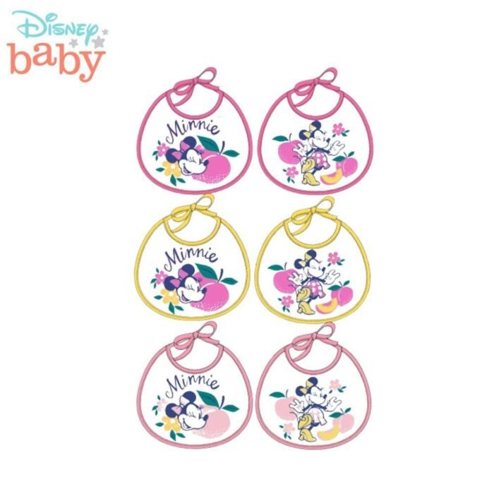 SET 6 BAVETTE PICCOLA MINNIE