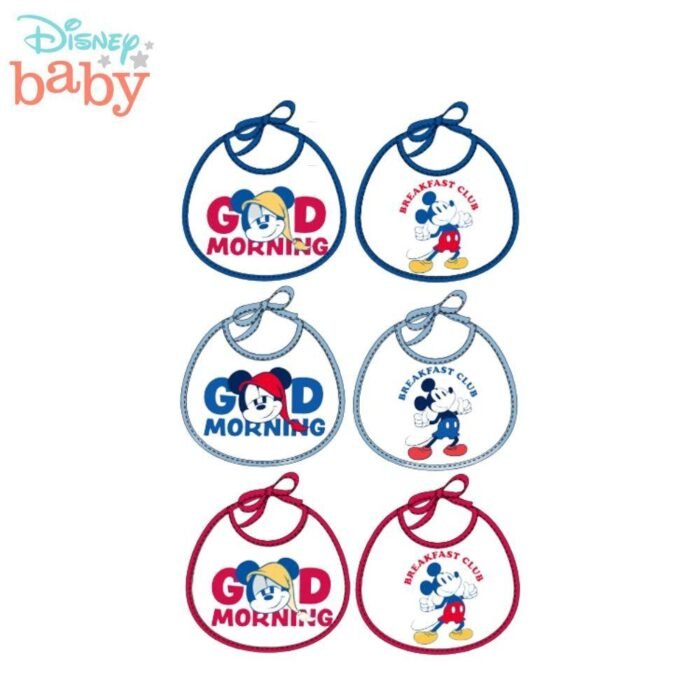 SET 6 BAVETTE PICCOLA MICKEY