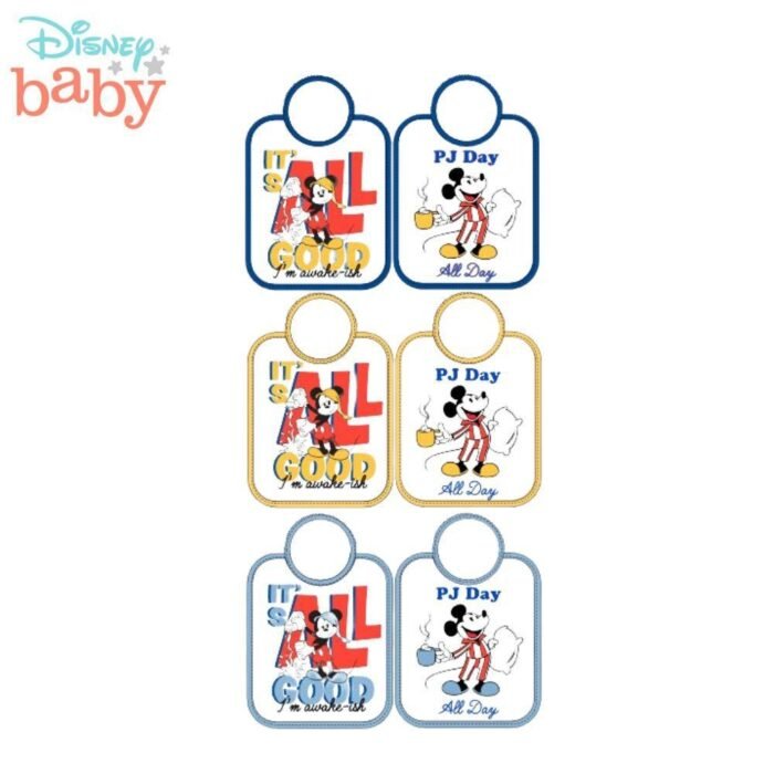 SET 6 BAVETTE GRANDE MICKEY