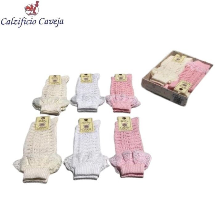 CALZINO LUNGO PIZZO TRAFORATO