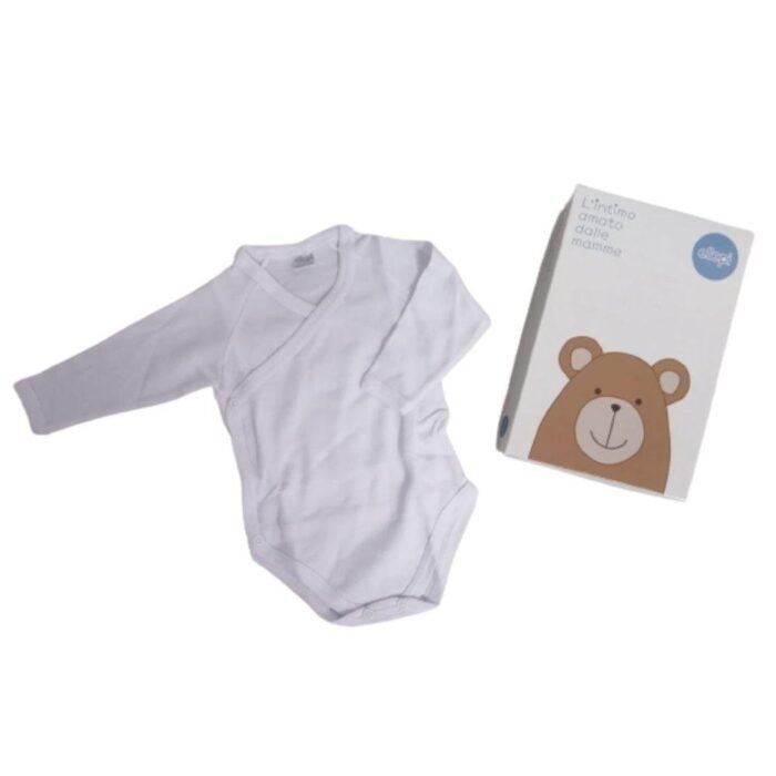 BODY APERTO DAVANTI M/L COTONE