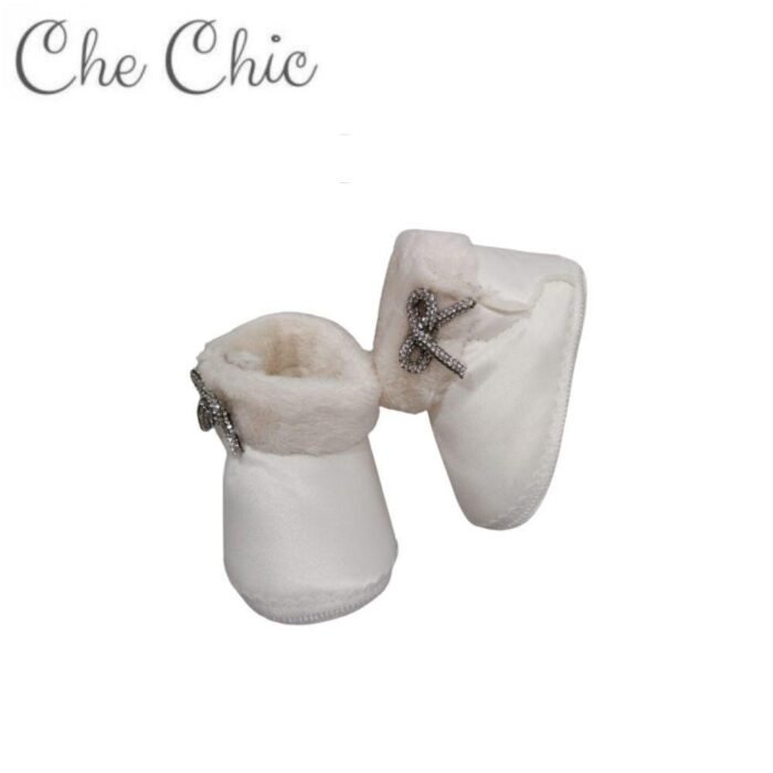 STIVALETTO IN RASO C-PELLICCETTA