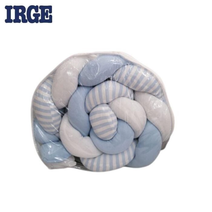 TRECCIA NEONATO PANNA-CIELO 167X18