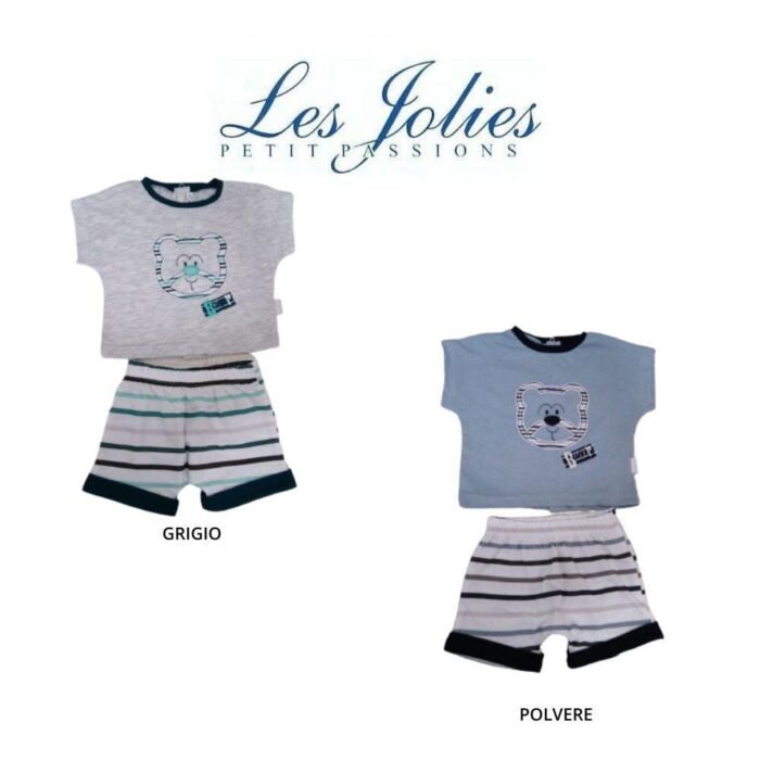 COMPLETO CORTO 2PZ 100 COTONE