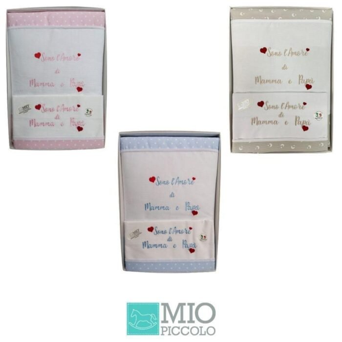 COMPLETO CULLA AMORE DI MAMMA E PAPA'