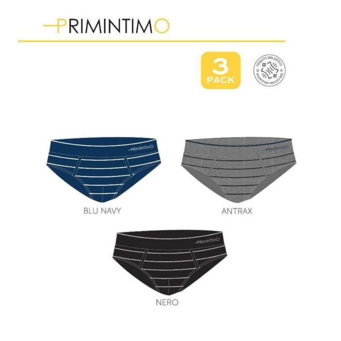 TRIPACK SLIP UOMO COTONE